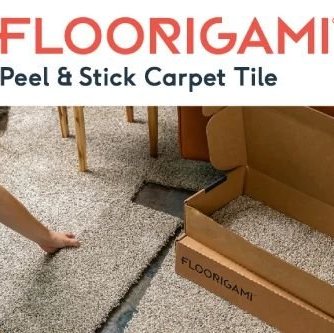 floorigami peel and stick carpet tile from May's Lone Star Flooring on Atlanta, TX area